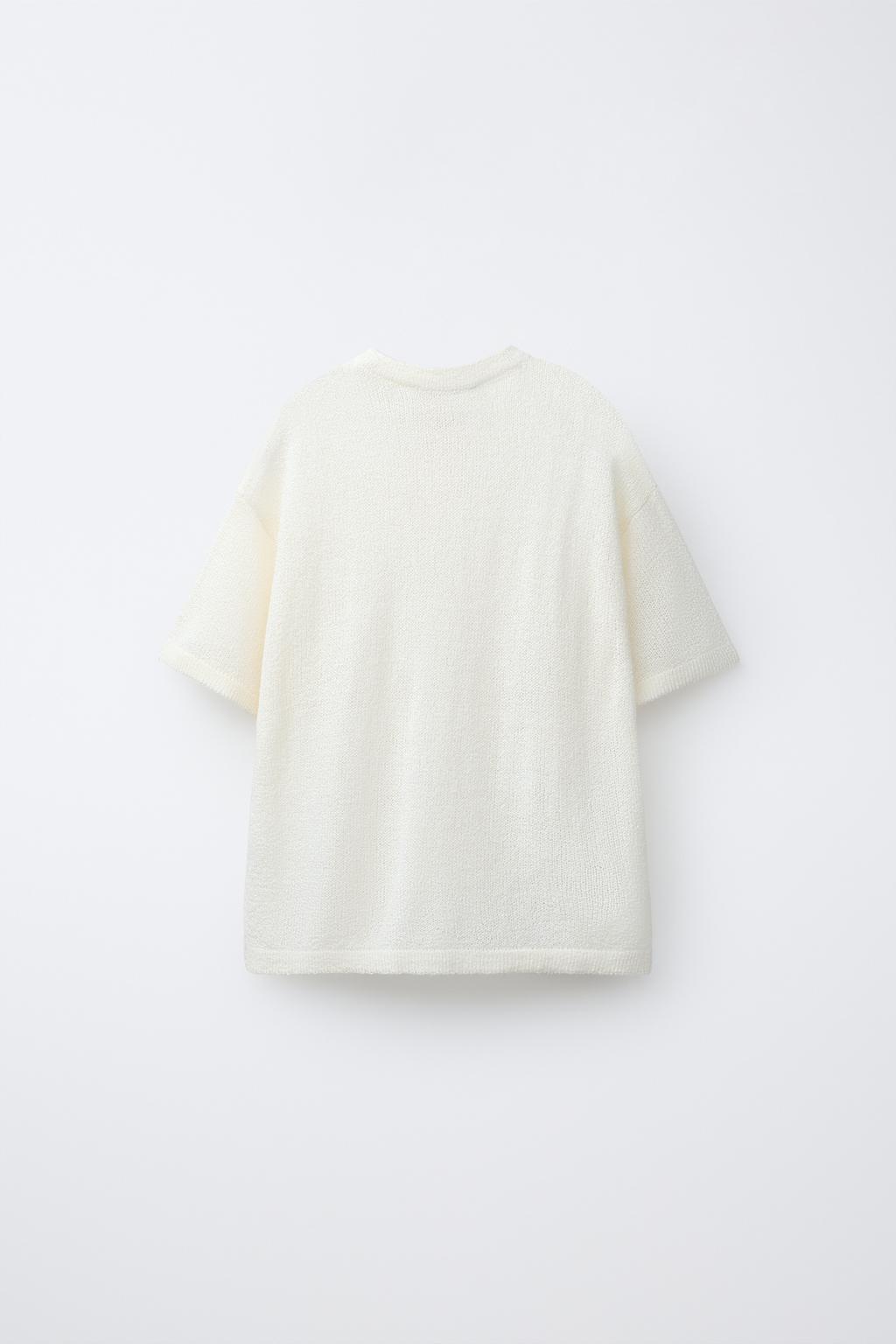 ФУТБОЛКА ИЗ ТРИКОТАЖА В СТИЛЕ РУСТИК