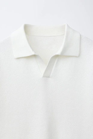 Поло из ткани пике