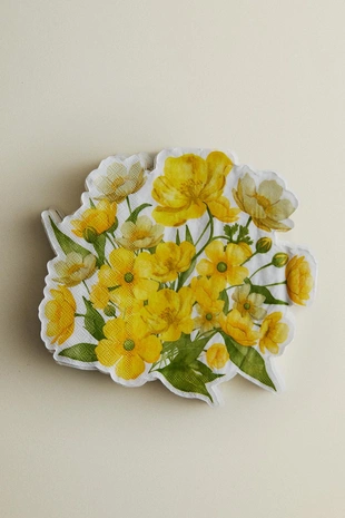 Набор бумажных салфеток с цветочным дизайном (набор из 20 штук)- Заказать в России