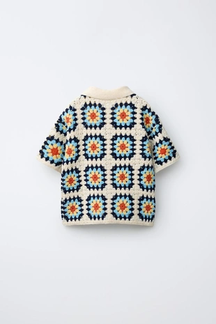 Рубашка из кружева кроше- Заказать в России