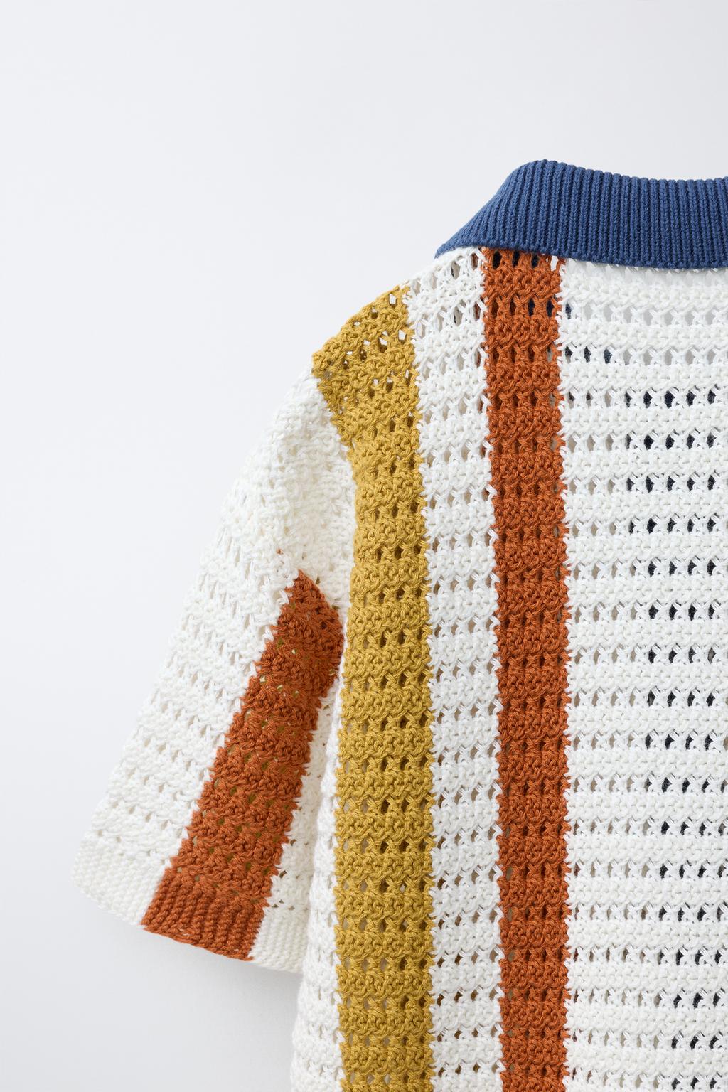 ТРИКОТАЖНАЯ РУБАШКА В ПОЛОСКУ