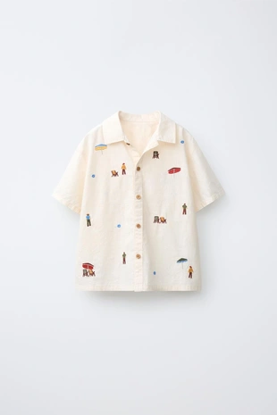 Рубашка с вышивкой- Заказать в России