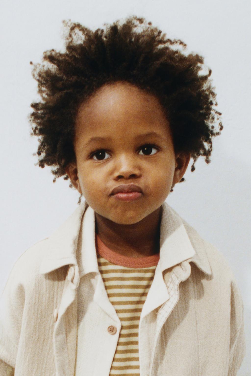 ФАКТУРНАЯ КУРТКА-РУБАШКА ИЗ ХЛОПКА И ЛЬНА