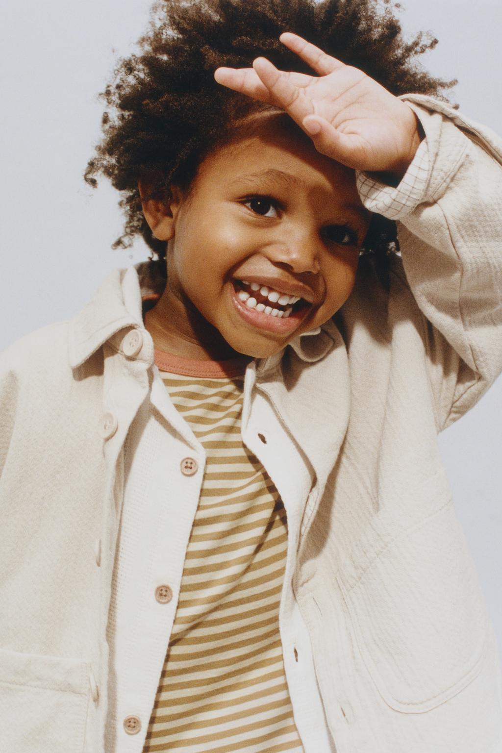 ФАКТУРНАЯ КУРТКА-РУБАШКА ИЗ ХЛОПКА И ЛЬНА