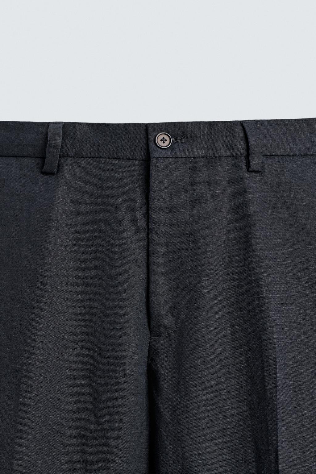 КОСТЮМНЫЕ БРЮКИ ИЗ 100% ЛЬНА