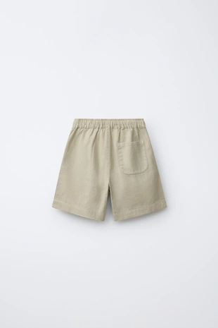 Бермуды из смесового льна и хлопка- Заказать в России