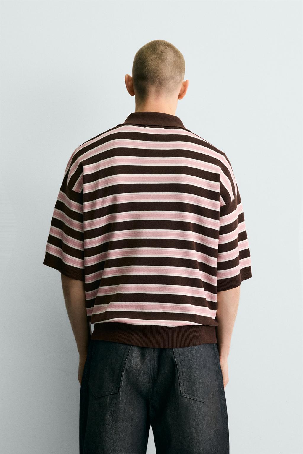 ЖАККАРДОВОЕ ПОЛО В ПОЛОСКУ