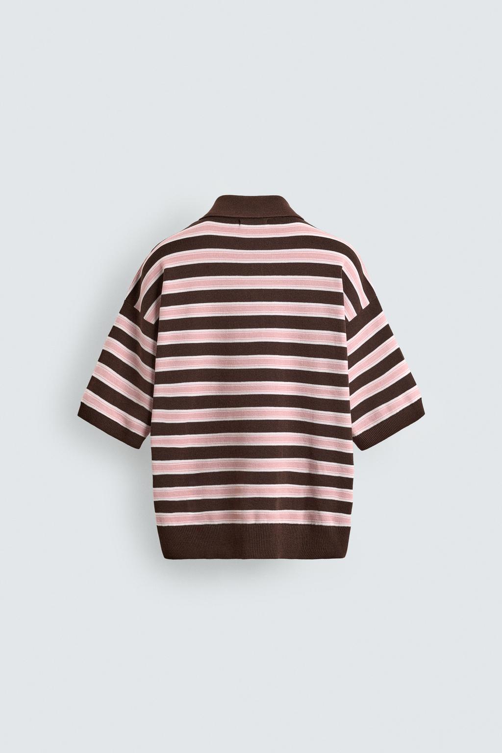 ЖАККАРДОВОЕ ПОЛО В ПОЛОСКУ