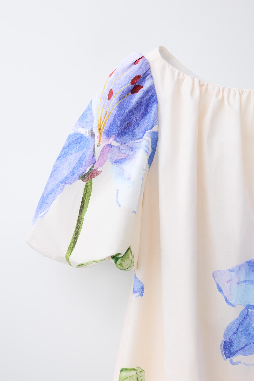 ПЛАТЬЕ С ЦВЕТОЧНЫМ ПРИНТОМ