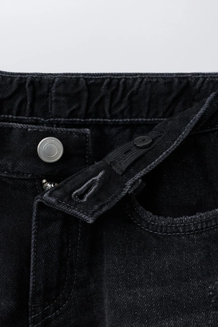 Джинсовые шорты с разрезами- Заказать в России