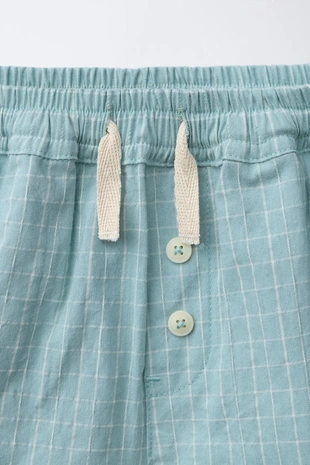 Шорты в клетку на пуговицах- Заказать в России