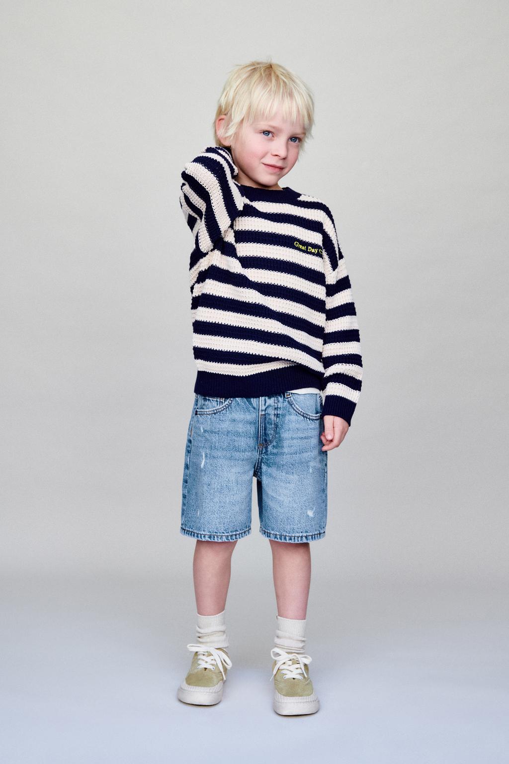 ДЖИНСОВЫЕ ШОРТЫ Багги С РАЗРЕЗАМИ