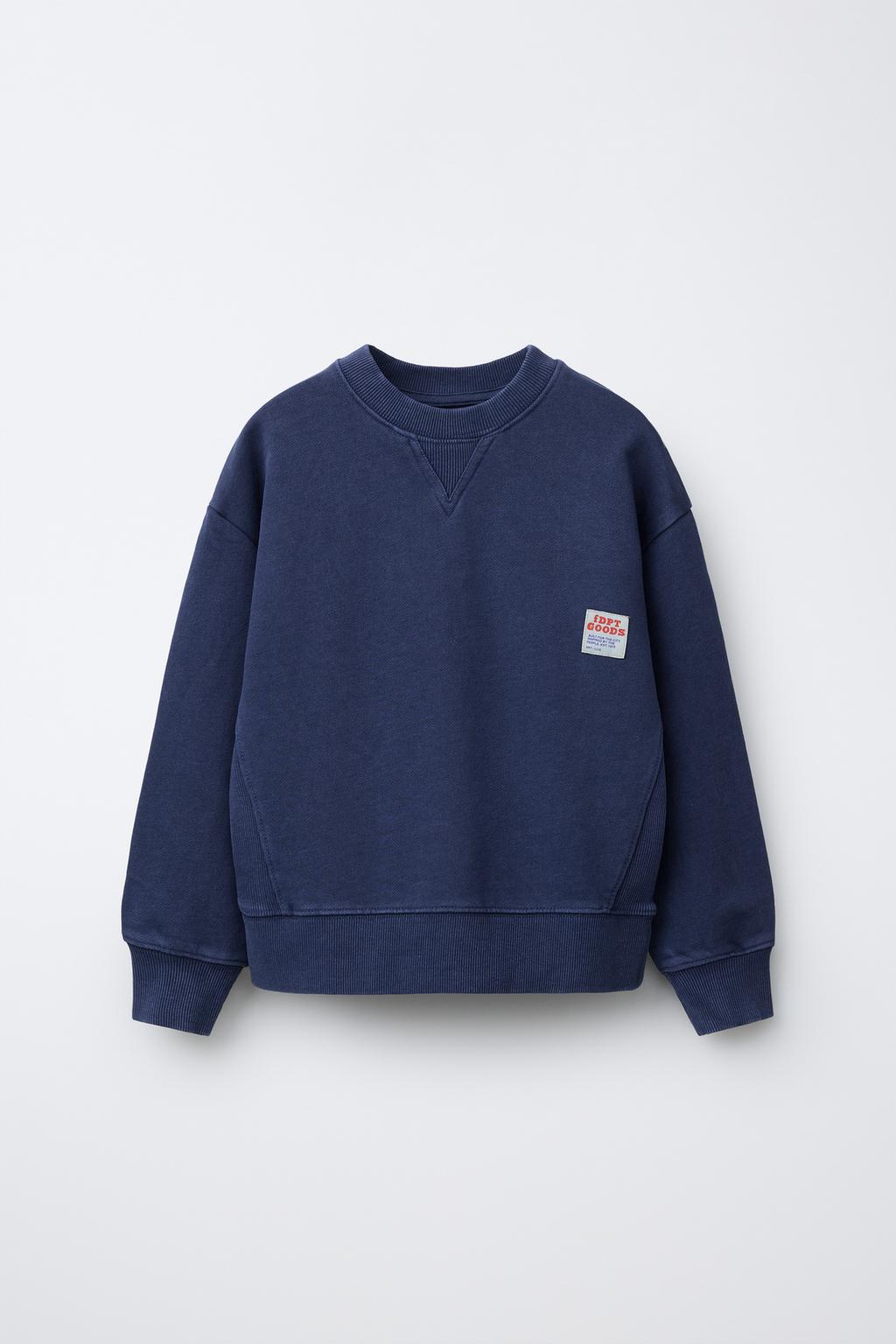 ТОЛСТОВКА GARMENT DYE С НАШИВКОЙ