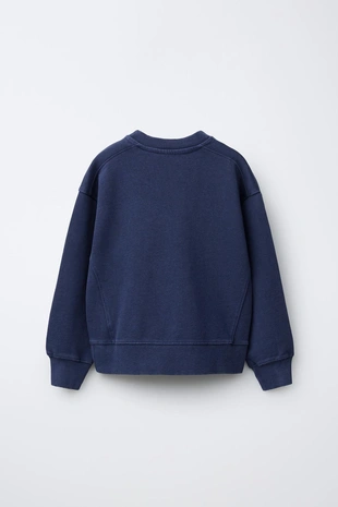 Толстовка Garment Dye с нашивкой- Заказать в России