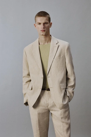 Блейзер из 100% льна- Заказать в России