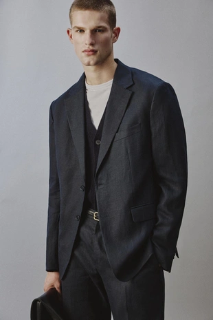 Блейзер из 100% льна- Заказать в России