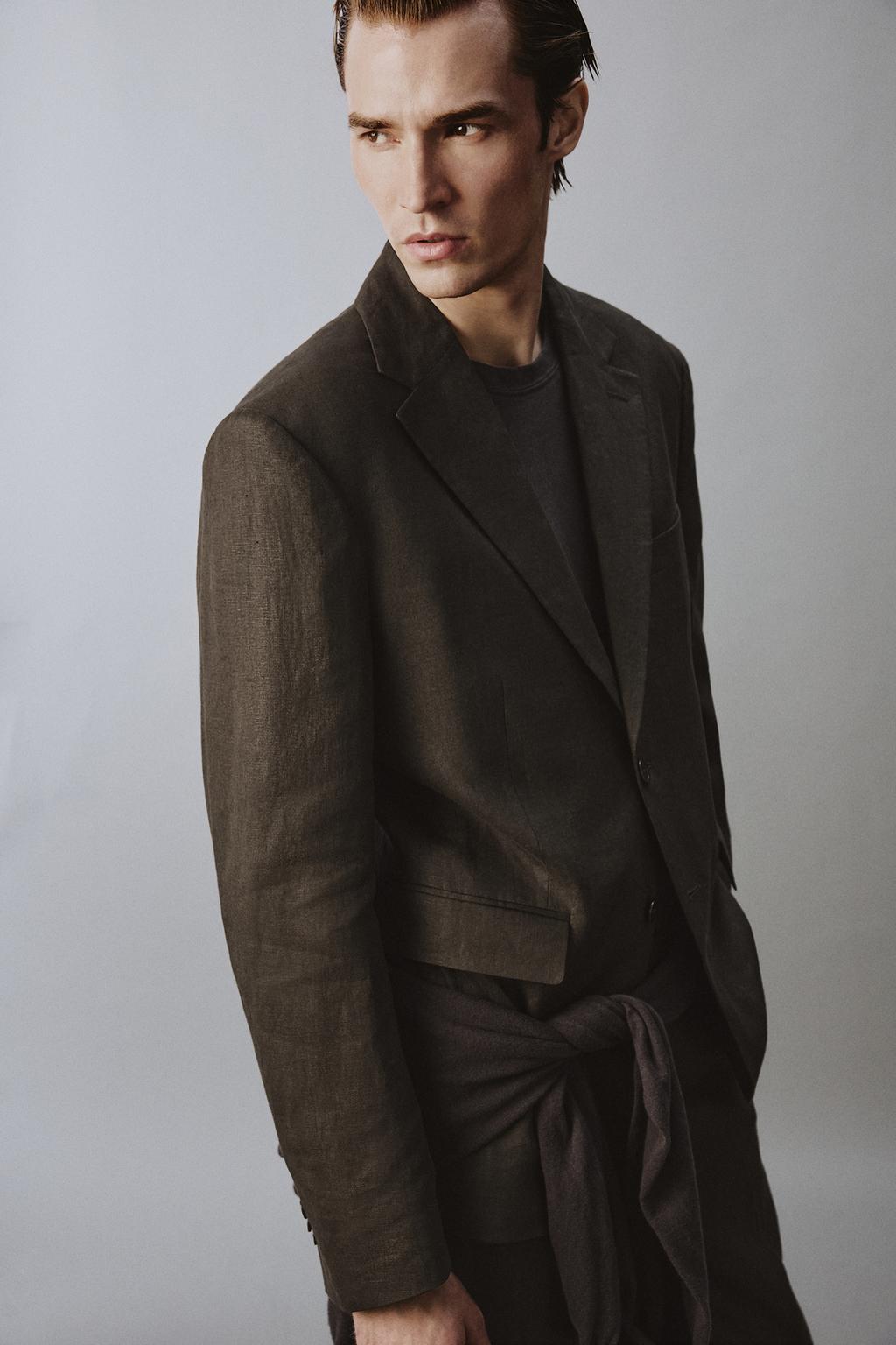 БЛЕЙЗЕР ИЗ 100% ЛЬНА