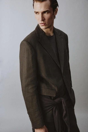 Блейзер из 100% льна- Заказать в России