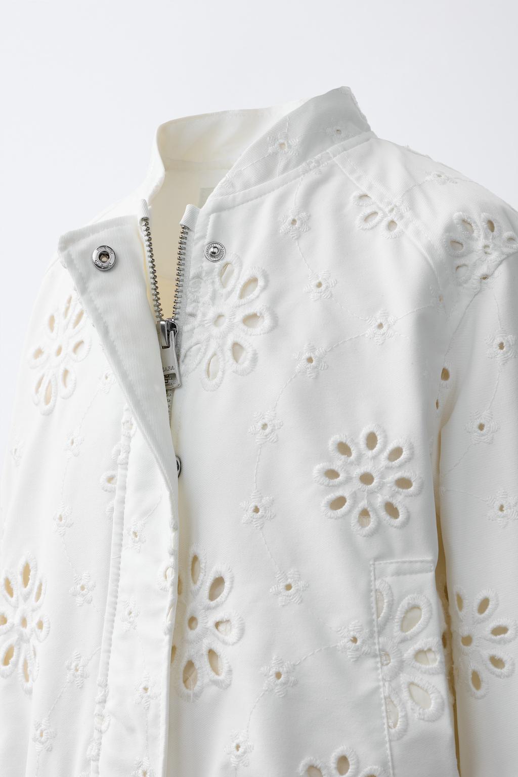 КУРТКА СО ШВЕЙЦАРСКОЙ ВЫШИВКОЙ