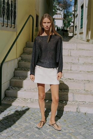 Юбка-шорты из ткани в сельском стиле- Заказать в России