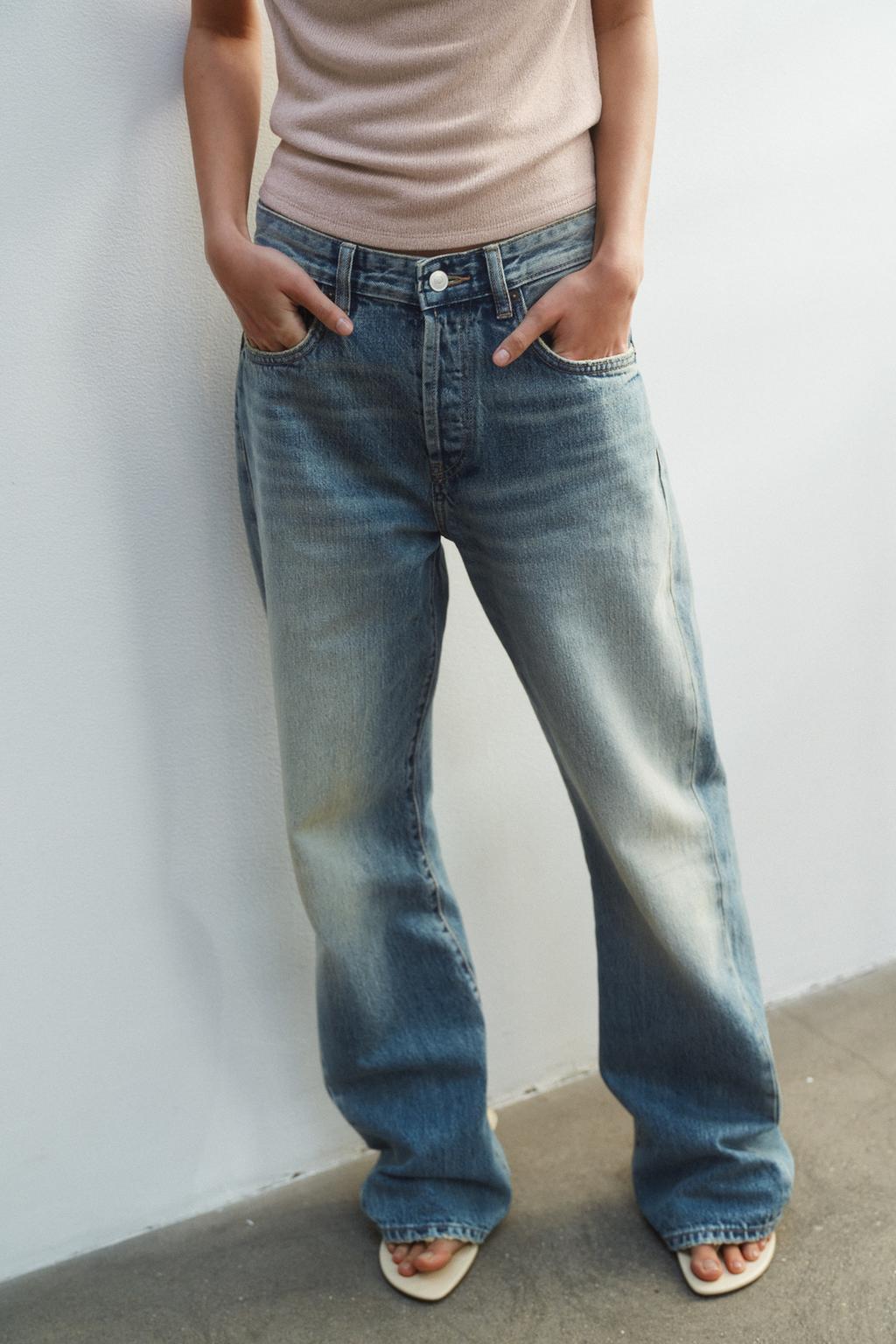 ДЖИНСЫ TRF  СО СРЕДНЕЙ ПОСАДКОЙ