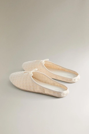 Туфли-сабо в клетку gingham- Заказать в России