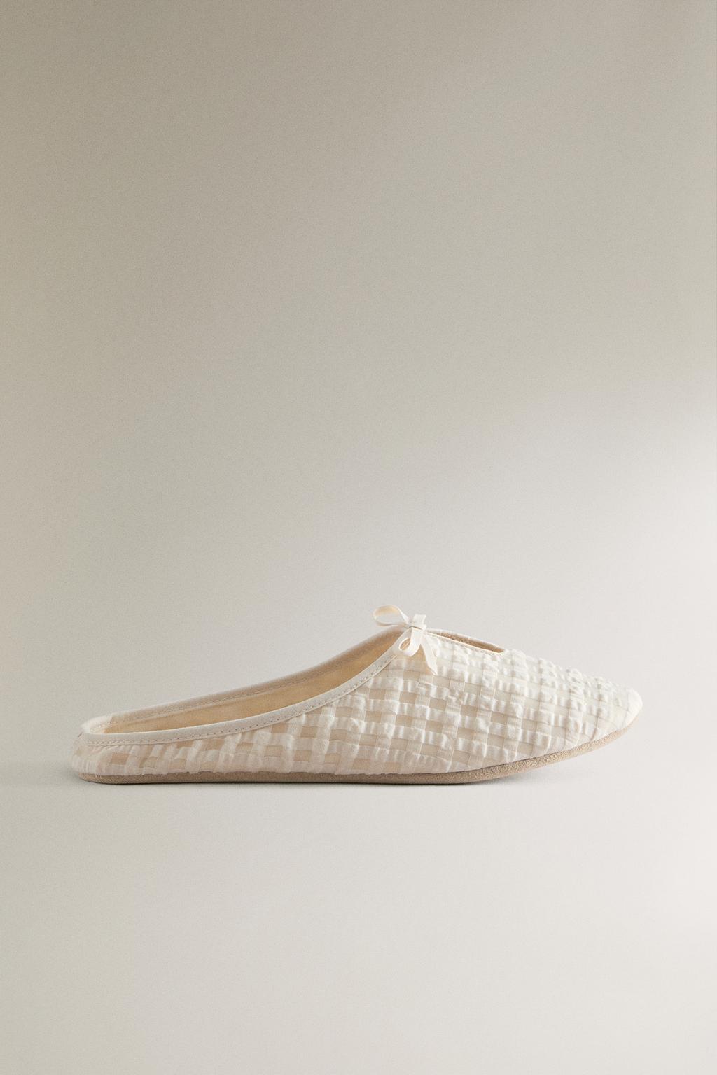 Туфли-сабо в клетку gingham