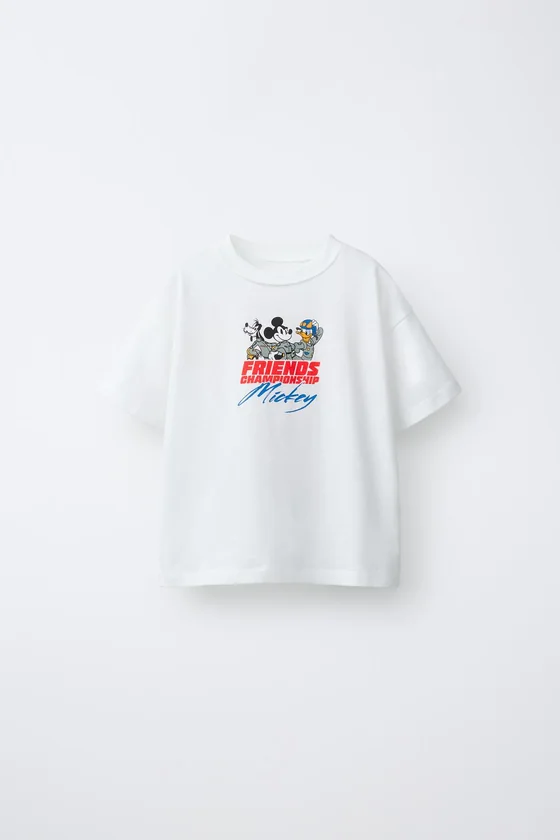 ФУТБОЛКА С ПРИНТОМ MICKEY MOUSE AND FRIENDS © DISNEY
