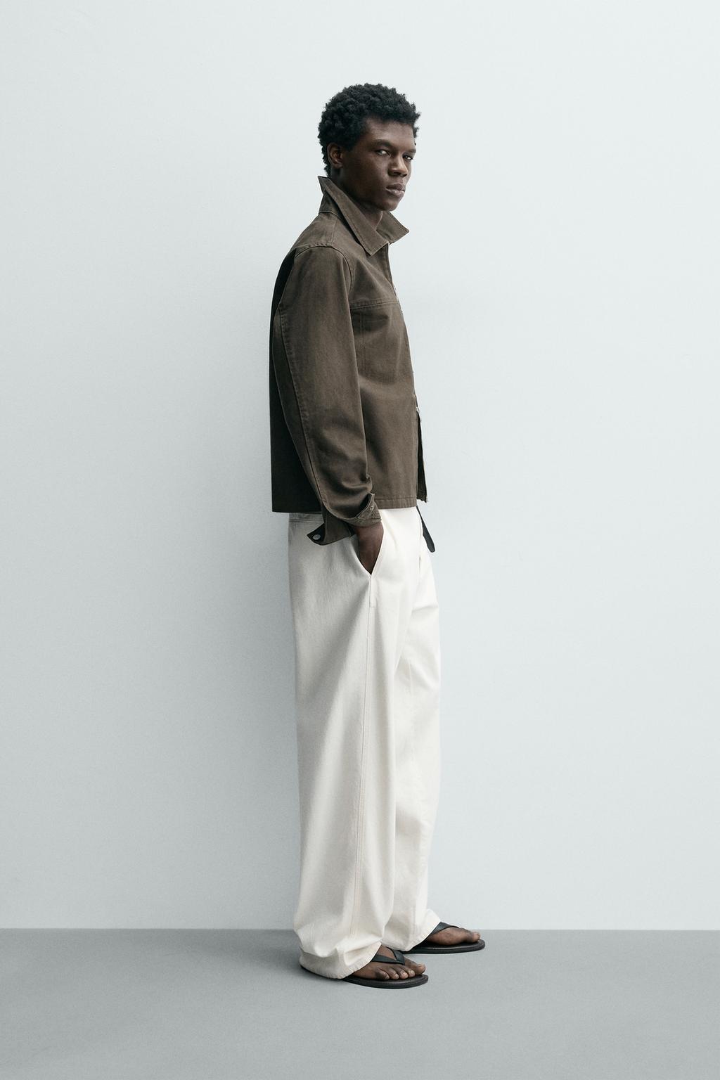 КУРТКА-РУБАШКА КЛАССИЧЕСКОГО КРОЯ С МОЛНИЕЙ