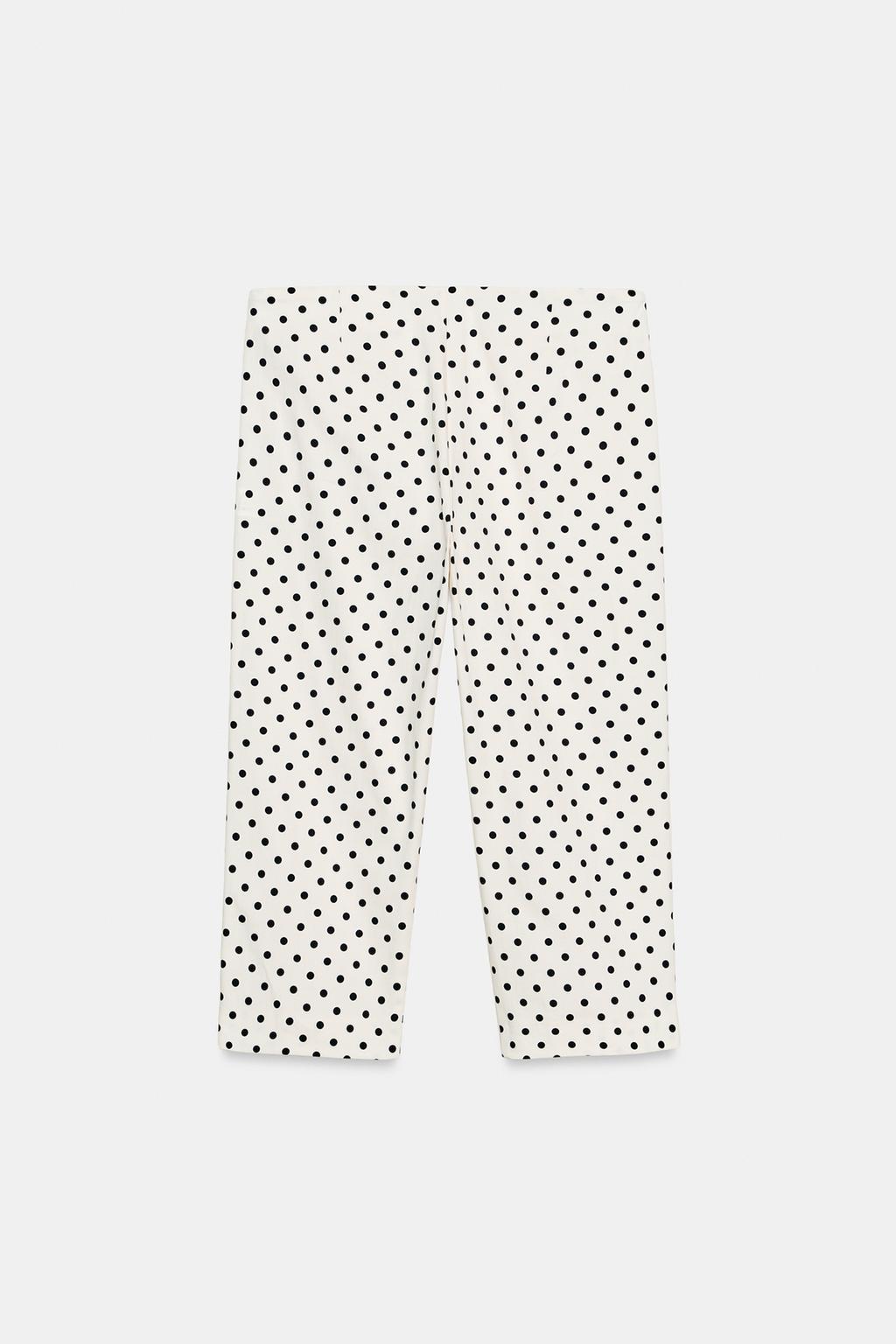 БРЮКИ КАПРИ В ГОРОШЕК