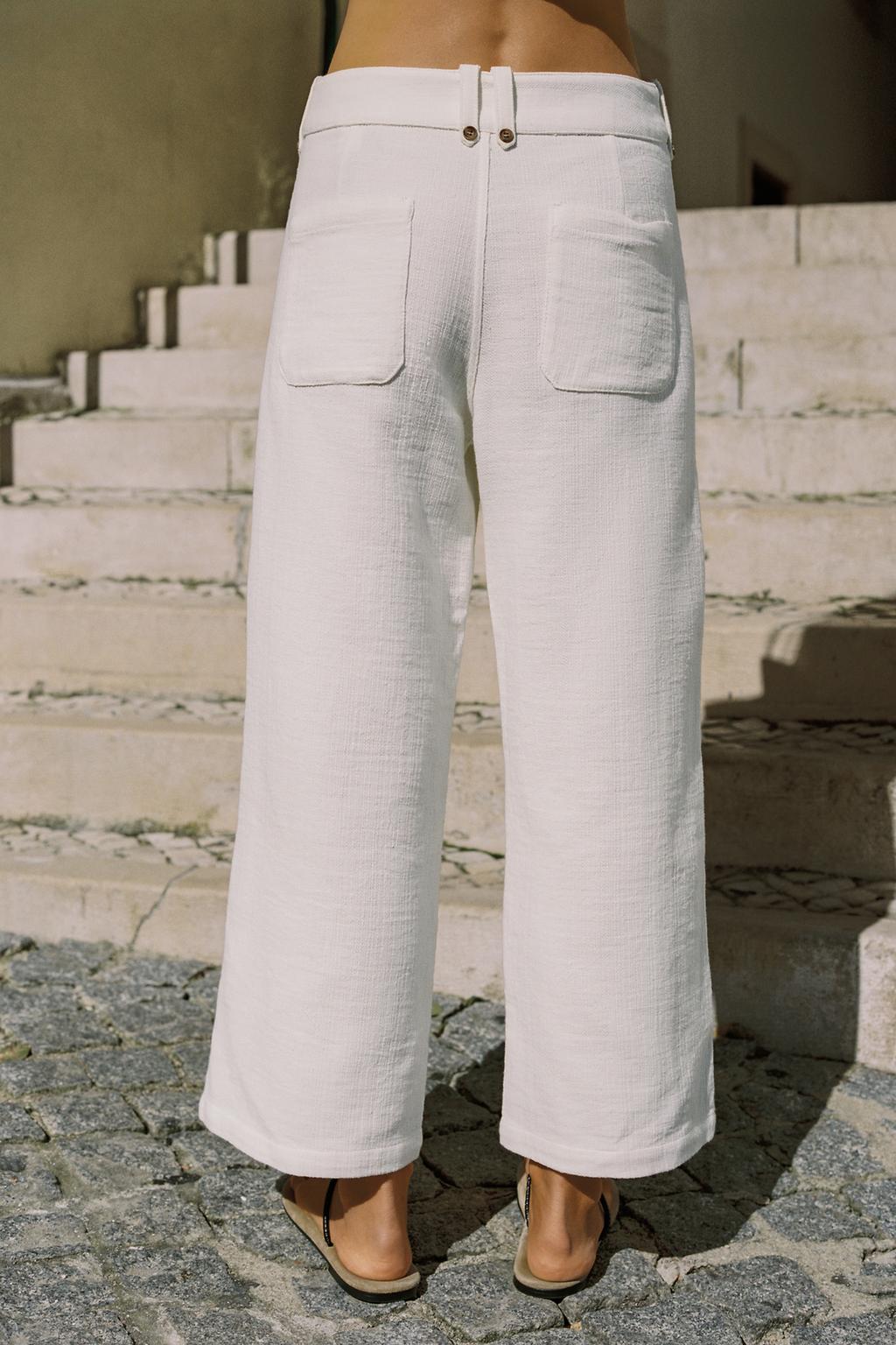 КЮЛОТЫ ИЗ ТКАНИ В СТИЛЕ РУСТИК