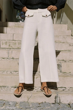 Кюлоты из ткани в стиле рустик- Заказать в России