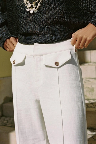 Кюлоты из ткани в стиле рустик- Заказать в России