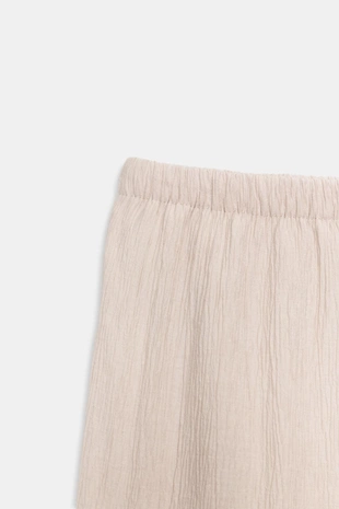 Брюки прямого кроя из струящейся ткани- Заказать в России