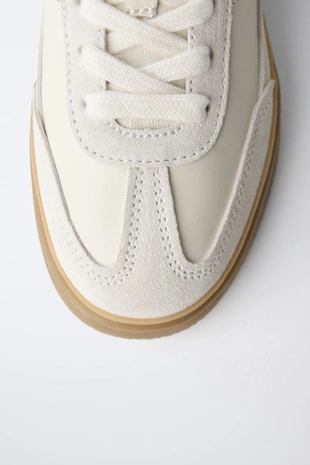 Кожаные кроссовки- Заказать в России