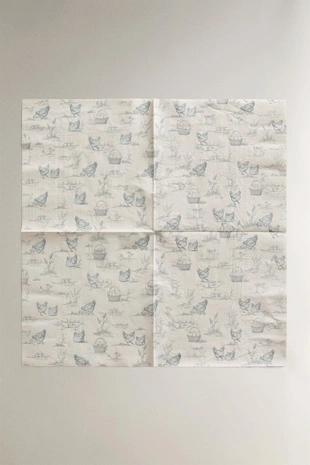 Набор бумажных салфеток с принтом (набор из 20 штук)- Заказать в России