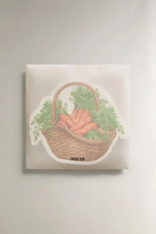 Набор бумажных салфеток с морковью (набор из 20 штук)- Заказать в России