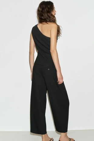 Асимметричный жилет на пуговицах- Заказать в России