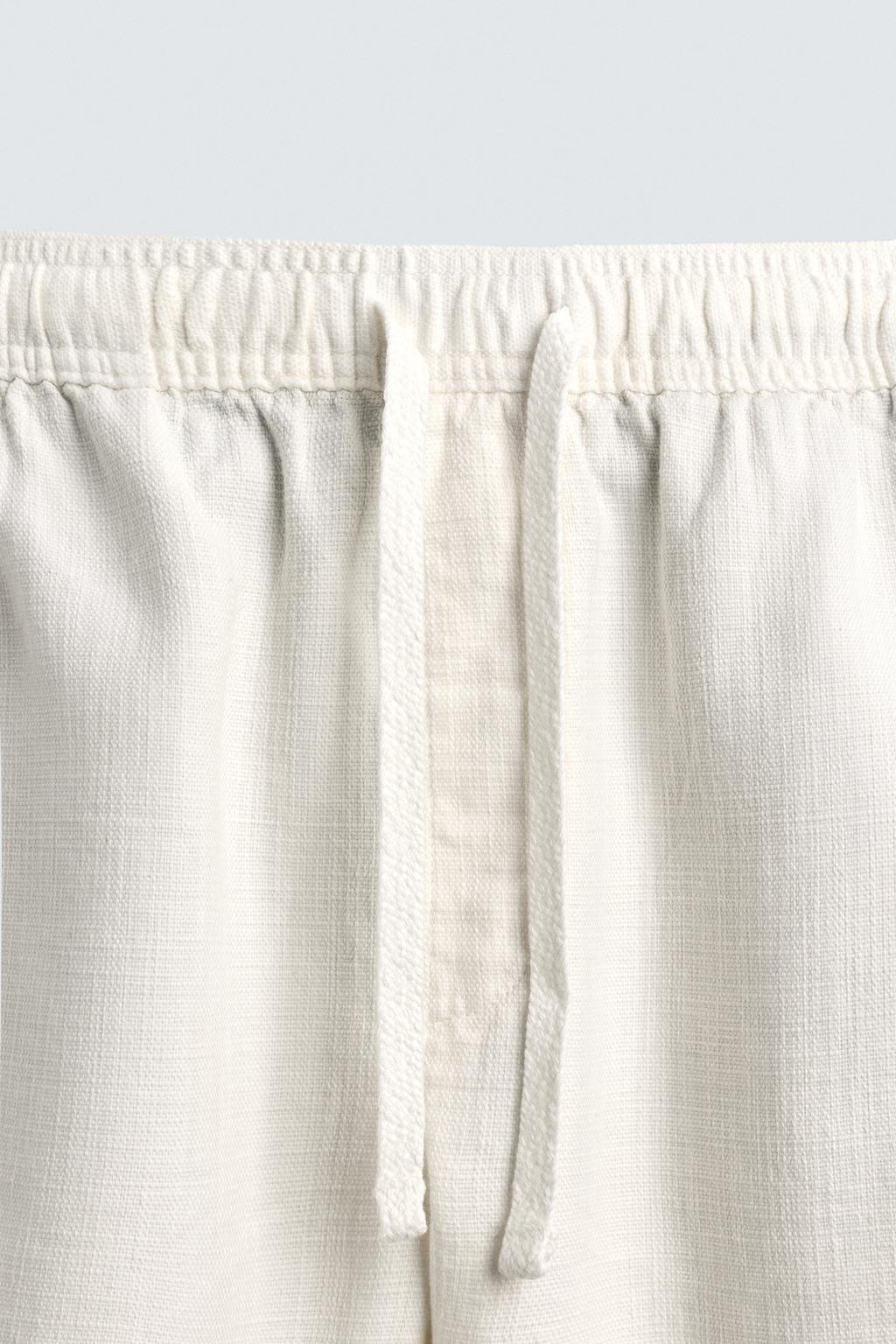 ШОРТЫ КЛАССИЧЕСКОГО КРОЯ ИЗ РЕЛЬЕФНОЙ ТКАНИ