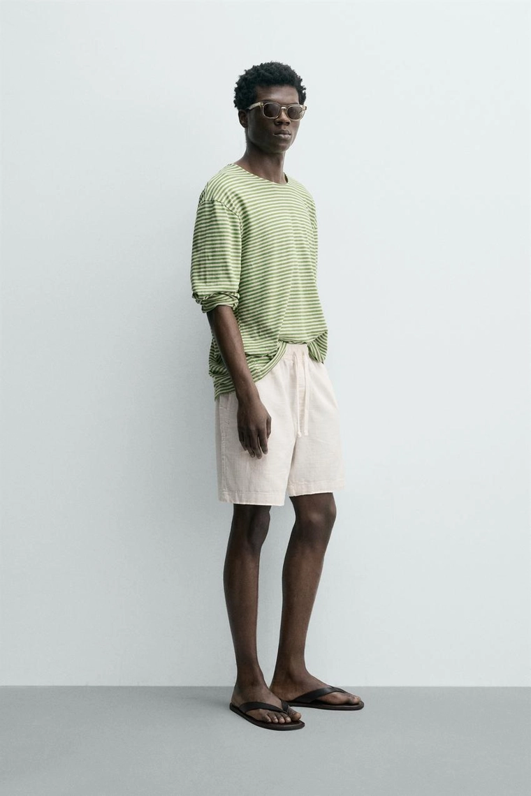 Текстурированные бермуды regular fit