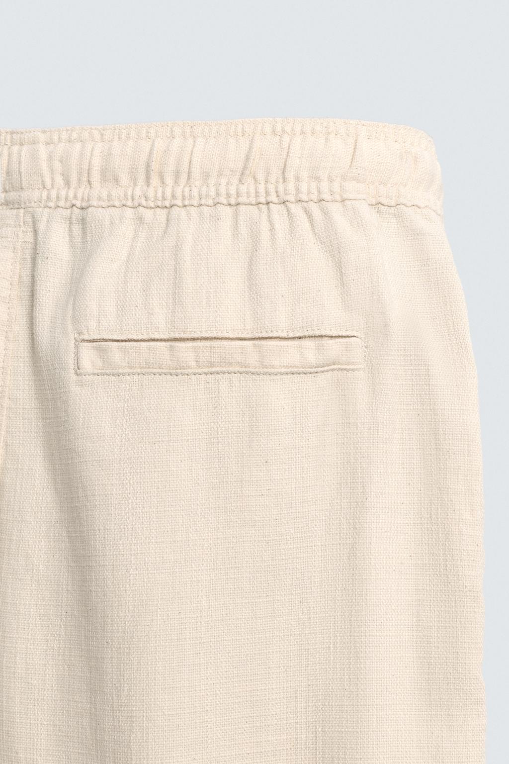 ШОРТЫ КЛАССИЧЕСКОГО КРОЯ ИЗ РЕЛЬЕФНОЙ ТКАНИ