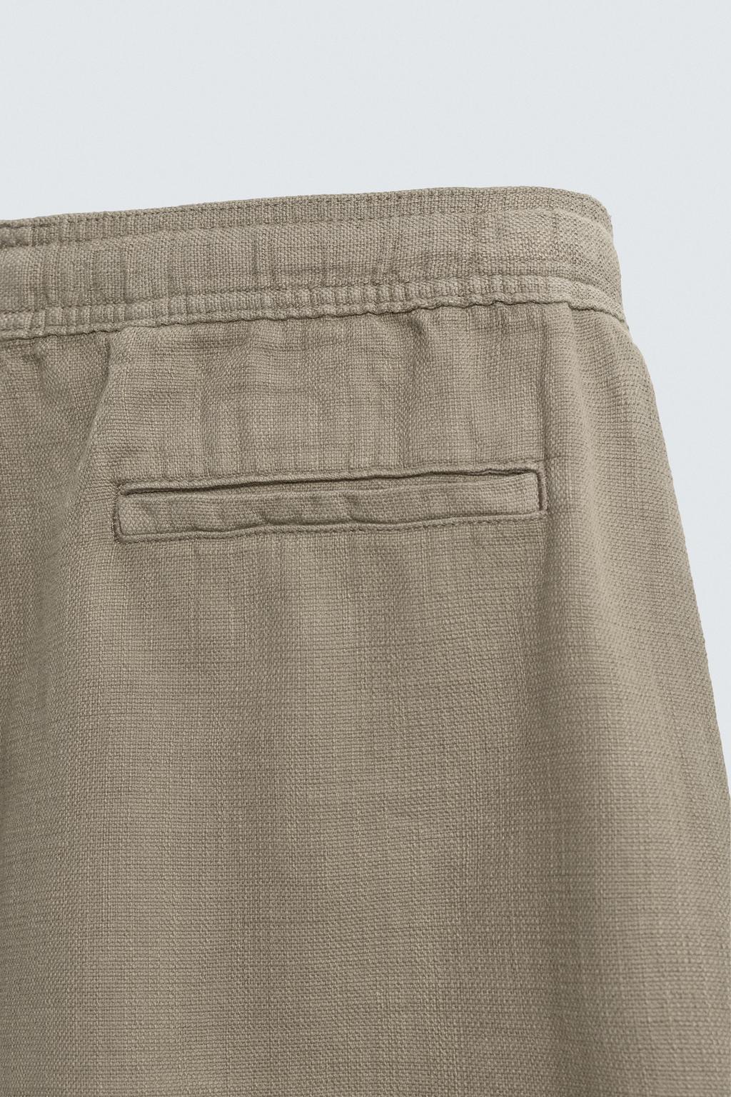 ШОРТЫ КЛАССИЧЕСКОГО КРОЯ ИЗ РЕЛЬЕФНОЙ ТКАНИ