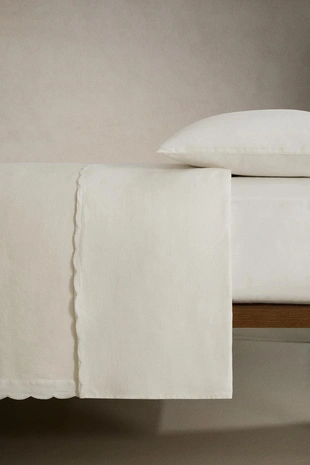 Простынь из мятого льна- Заказать в России