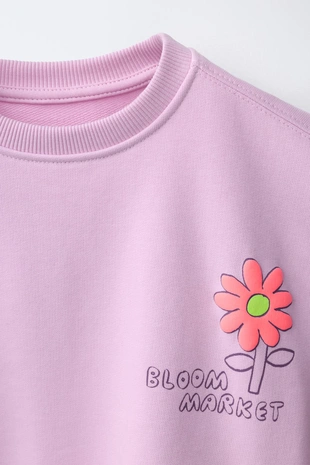 Толстовка с рельефным принтом