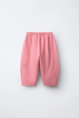 Однотонные флисовые брюки баллон