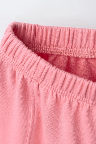 Однотонные флисовые брюки баллон