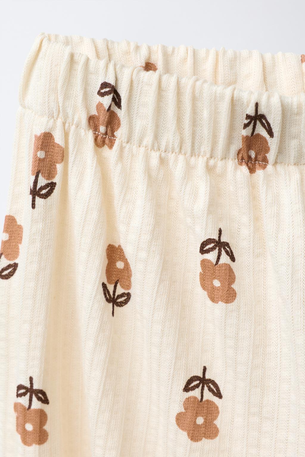 БРЮКИ-ДЖОГГЕРЫ С ЦВЕТОЧНЫМ КРУЖЕВОМ