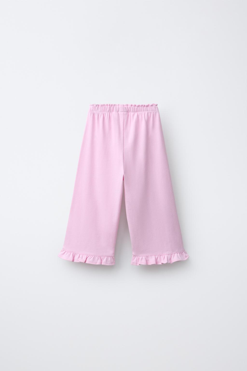 БРЮКИ-КЮЛОТЫ С ВОЛАНАМИ