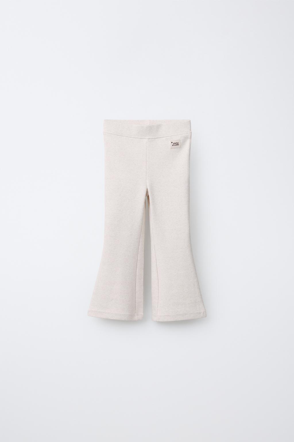 ЛЕГИНСЫ клёш ИЗ ИНТЕРЛОКА С ЭТИКЕТКОЙ