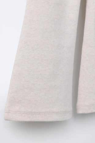 Легинсы клёш из интерлока с этикеткой- Заказать в России